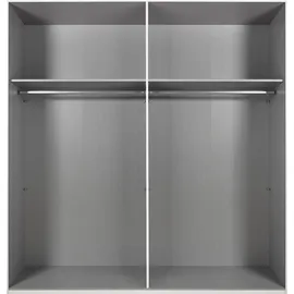 WIMEX Schwebetürenschrank »Andorra by fresh to go«, Mit 3D-Leisten für Akustikpaneel-Optik schwarz