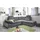 ed exciting design Ecksofa - anthrazit - Liegefunktion - Ottomane rechts