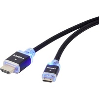 SpeaKa Professional HDMI Typ A) (Standard) HDMI (Typ C