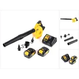 DeWalt DCV 100 M2 18 V Akku Gebläse / Laubbläser + 2x Akku + Ladegerät