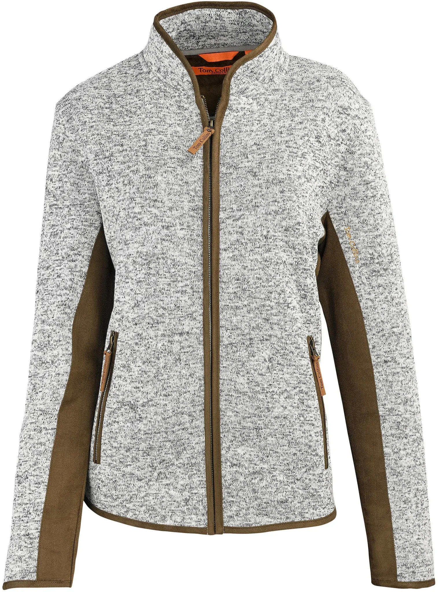Tom Collins Strickfleecejacke, anthrazit, 34
