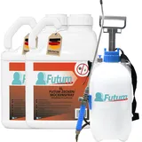 FUTUM 2x5L Zeckenspray / Mückenspray bekämpft Insekten, Eier, Larven ohne Biozide auf Wasserbasis,  Sofortwirkung ohne Flecken  + 5L Sprüher