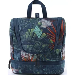 Kulturbeutel NITRO "Travel Kit", Gr. B/H/T: 25cm x 11cm x 24cm, bunt (tropical), Polyester, Taschen, Kosmetiktasche für Reise, Waschtasche, Reisetasche für Kosmetikartikel