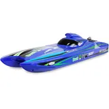 AMEWI RC-Boot Katamaran brushless Jetantrieb 30km/h 400mm RTR blau (26114)