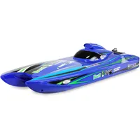 AMEWI RC-Boot Katamaran brushless Jetantrieb 30km/h 400mm RTR blau (26114)