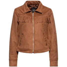 Queen Kerosin Western-Jacke braun XL