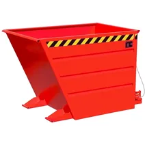 Bauer Kippbehälter Stahlblech 700 mm rot