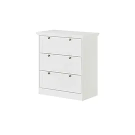 Intertrade Schubladenkommode 80 x 90 x 45 cm Weiß