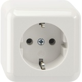Merten SCHUKO-Steckdose polarweiß AP MEG2301-8719