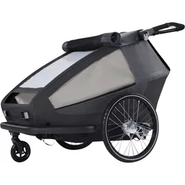 Croozer Kid Yuuna Kinderanhänger schwarz 2025
