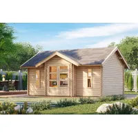 Karibu Sandstad Gartenhaus 19 m2 Beige