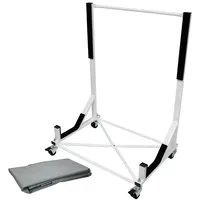 ECD Germany Hardtopständer Hardtop Ständer weiss mit XXL Hülle