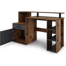 byLIVING Schreibtisch Louis Old-Wood-Optik / Braun