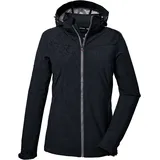 KILLTEC Damen Softshelljacke/Outdoorjacke mit abzippbarer Kapuze KOS 40 WMN SFTSHLL JCKT, dunkelnavy, 44, 41280-000