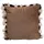Kare Kissenbezug Glammer 45 x 45 cm Braun
