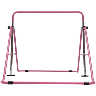 CLEADONG Gymnastik Turnreck, Kinder Gymnastik Barren Höhenverstellbar, Turnstangen Bis 100kg Belastbar, Reckstange Outdoor Kinder Für Kinder 3-8 Jahren Werden Um Kicks Schwünge Krafttraining