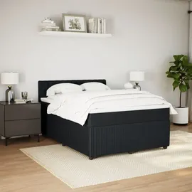 vidaXL Boxspringbett 200 x 200 cm Blau