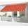 Konifera Klemmmarkise 250 x 150 cm Braun/Orange