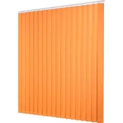 Lamellenvorhang LIEDECO "Lamellenvorhang Vertikalanlage Verdunkelung - 127 mm Lamelle" Gr. 10, rot (apricot, weiß), B:150cm H:250cm, Jalousien, Kürzbare Vertikalanlage Verdunkelung