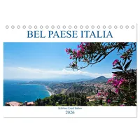 Calvendo Bel baese Italia - Schönes Land Italien (Tischkalender
