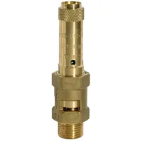 Riegler Sicherheitsventil, Messing, G 3/4, Ansprechdruck 1 bar