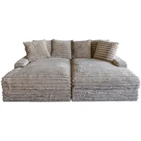 KAWOLA Big Sofa CADY taupe
