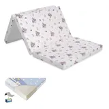 Lorelli Babymatratze Classic faltbar 120 x 60 x 5 cm Bezug waschbar Schaumstoff blau