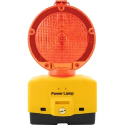 Baustellen-Warnleuchte LED -  rot / transparent