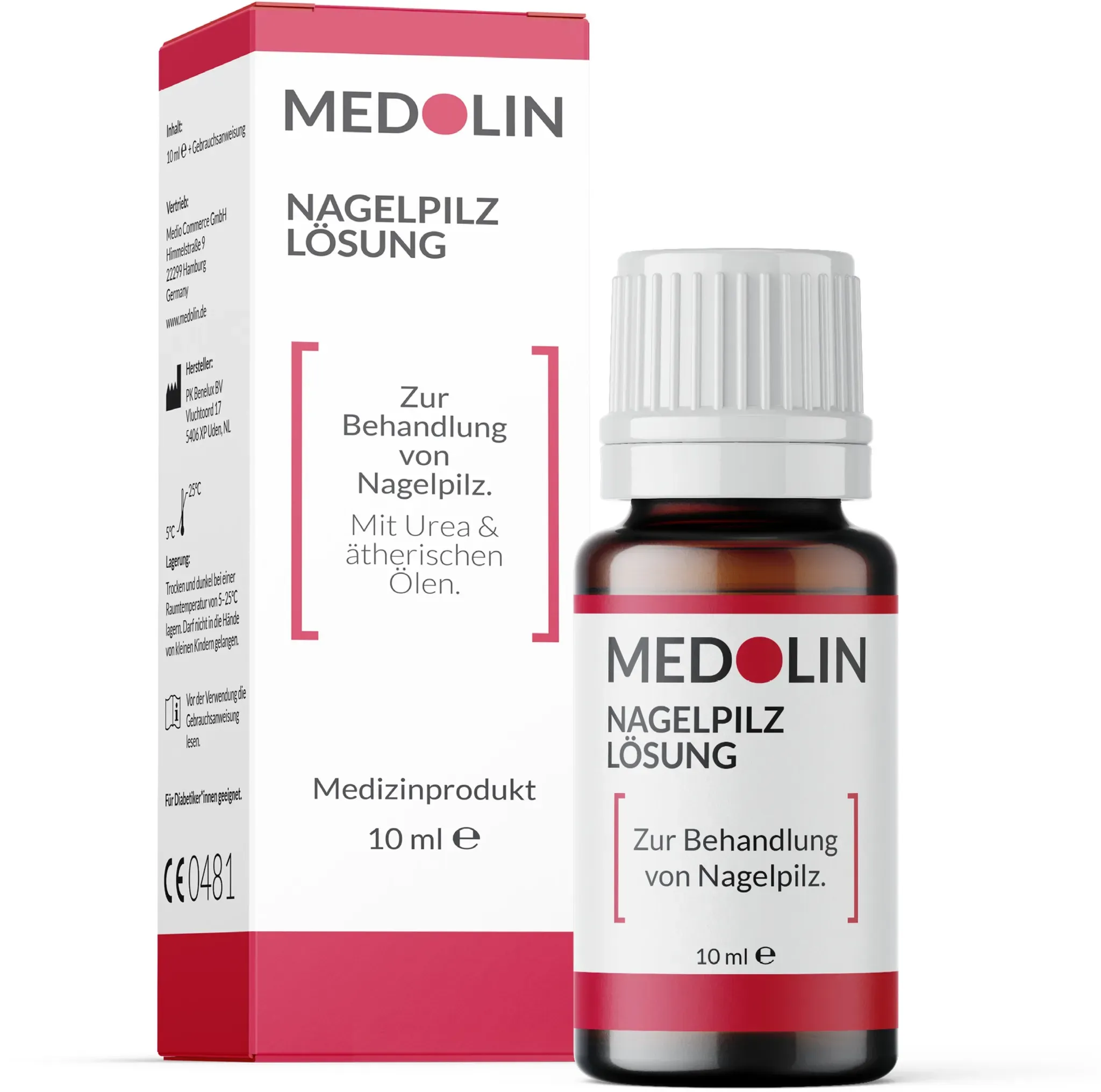 Medolin® Nagelpilz Lösung - Lack Effektive Nagelpilzkur Nagellack 10 ml