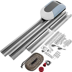 VEVOR Garagentoröffner Toröffner Garagentoröffner mit Fernbedienung 220 V Ac Apriporta Garage 15 m2 1000 N Zugkraft und Druckkraft 60 dB