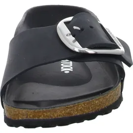 Birkenstock Madrid Big Buckle Nubukleder geölt schwarz 37