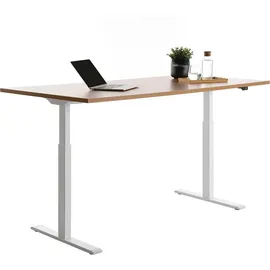 TOPSTAR Schreibtisch E-Table Buche / Weiß