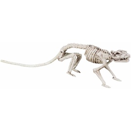 Boland 72155 - Dekoration Ratten-Skelett, Größe 35 cm, Weiß, Halloween-Deko, Mottoparty, Party, Karneval