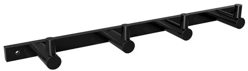 Bemeta Vierfachhaken Dark Schwarz Messing 104606100
