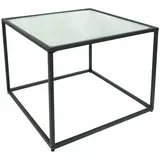 Schou A/S Beistelltisch 73680 mit Glasplatte 42 x 42 x 42 cm