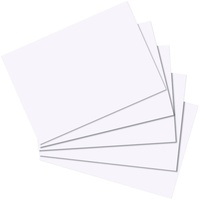 Herlitz Karteikarten A7 blanco VE=100 Stück weiß