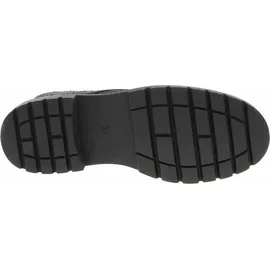 Marco Tozzi Damen Stiefeletten zum Schnüren mit Reißverschluss Glitzerdetails, Schwarz (Black Glitter), 40 EU