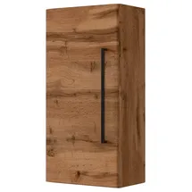 WELLTIME Hängeschrank WELLTIME "Luena", braun (eiche), B:30cm H:64cm T:20cm, Holzwerkstoff, MDF, Schränke, Hängeschrank, Breite 30 cm, mit verstellbaren Einlegeböden