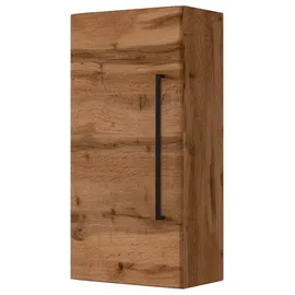 WELLTIME Hängeschrank WELLTIME "Luena", braun (eiche), B:30cm H:64cm T:20cm, Holzwerkstoff, MDF, Schränke, Hängeschrank, Breite 30 cm, mit verstellbaren Einlegeböden