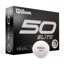 Wilson Fifty Elite Golfbälle Weiss/opulenter Garten