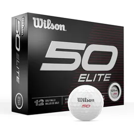 Wilson Fifty Elite Golfbälle Weiss/opulenter Garten