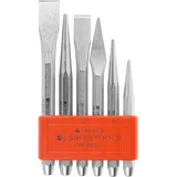 PB SWISS TOOLS Meißel- und Durchschläger-Satz 6-teilig