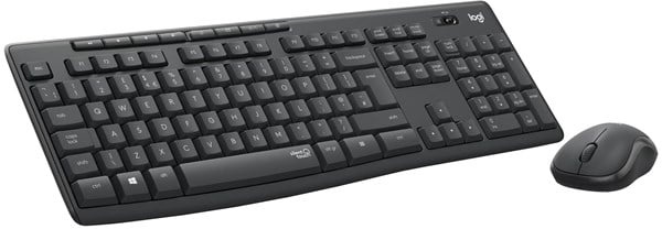MK295 Silent Wireless Combo - Graphite - DE - Tastatur & Maus Set - Deutsch - Schwarz