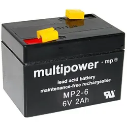 Multipower Blei-Akku MP2-6 Pb 6V / 2Ah
