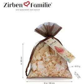 Zirbenfamilie Zirben Flocken Duftsackerl 9x10x5 cm 1 St