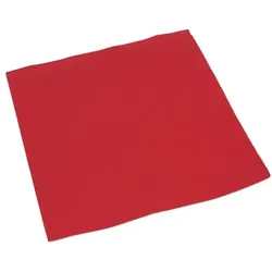 Schachtel mit 1200 spitzen Papierservietten 38x38, Farbe Rot