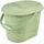 KEEEPER Bio-Abfalleimer Elsa eco", 13 Liter, grass green mit Deckel, oval, Material: PP / Regranulat, - 1 Stück (1180431900000)