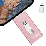 Yueflue USB Stick für iPhone 256GB, 3-in-1 USB Stick iPhone Speicherstick mit iPhone/ipad/Mac/Android/Typ-C/PC, Kopieren von Fotos und Videos ohne App herunterzuladen