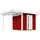 Weka Designhaus 172 A 3,82 x 2,41 m Rot