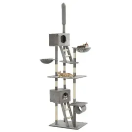 vidaXL Katzen-Kratzbaum Sisal 230 - 260 cm grau